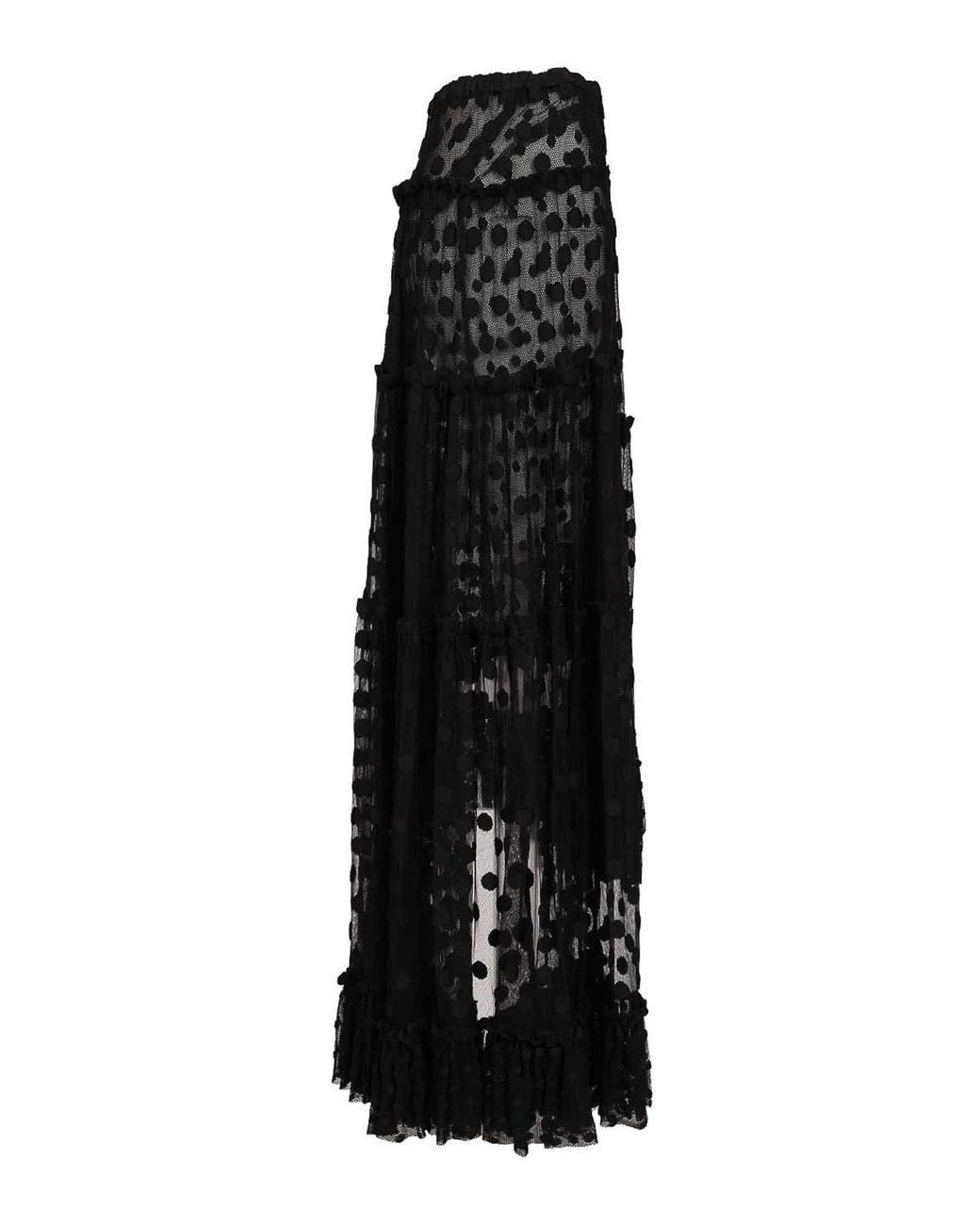 Dries Van Noten Black Sunia Long Skirt