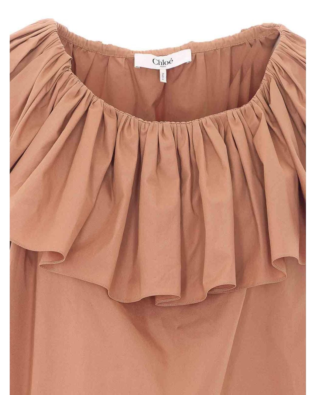Chloé White Reef Sheel H101 Top