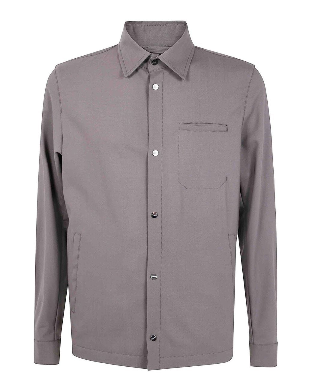 Herno Gray Shirt Jacket for men