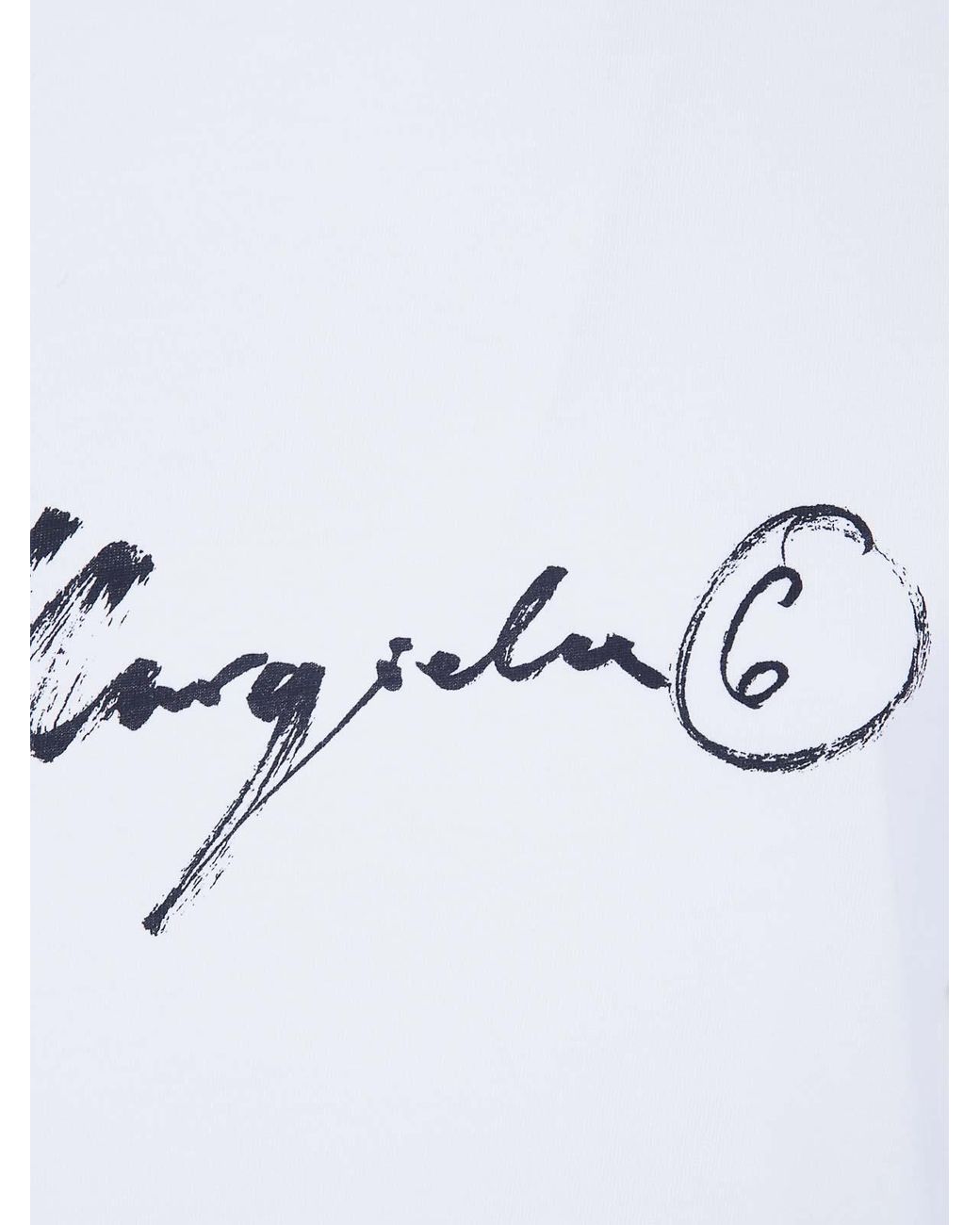 MM6 by Maison Margiela White Basic T-Shirt