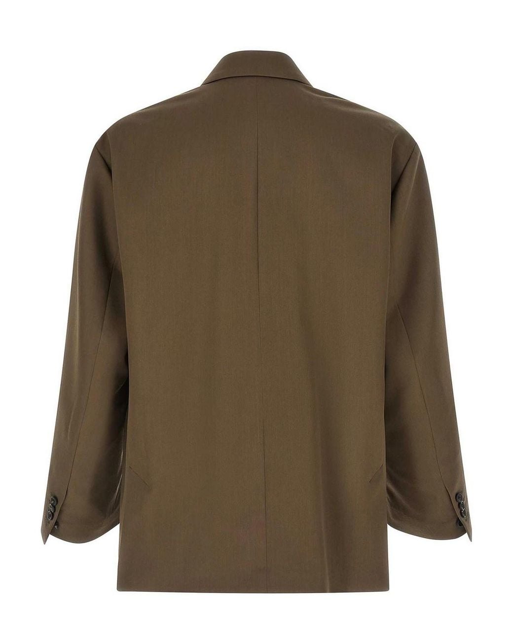 Ssstein Green Double-Breasted Blazer for men