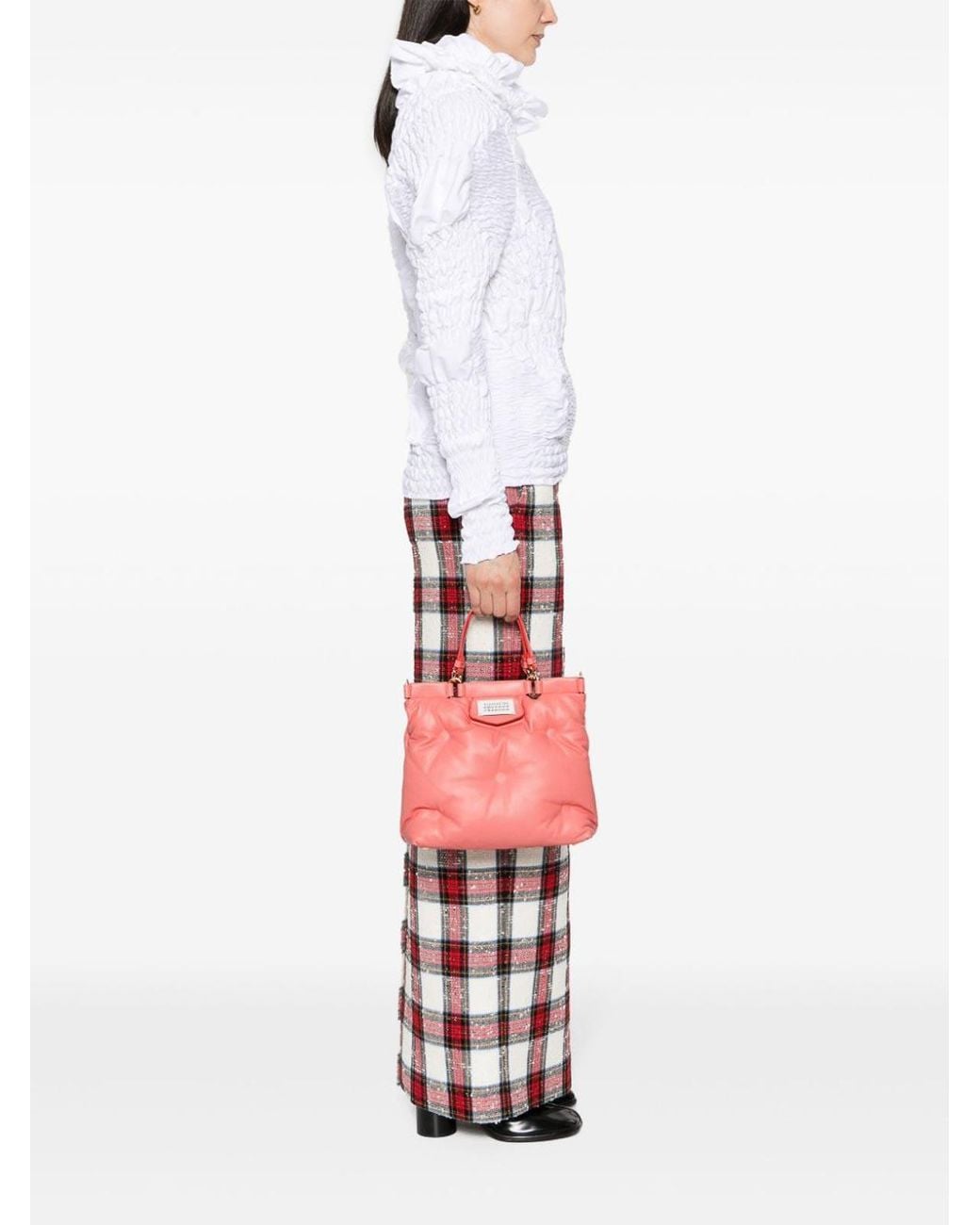 Maison Margiela Pink Small Glam Slam Tote Bag