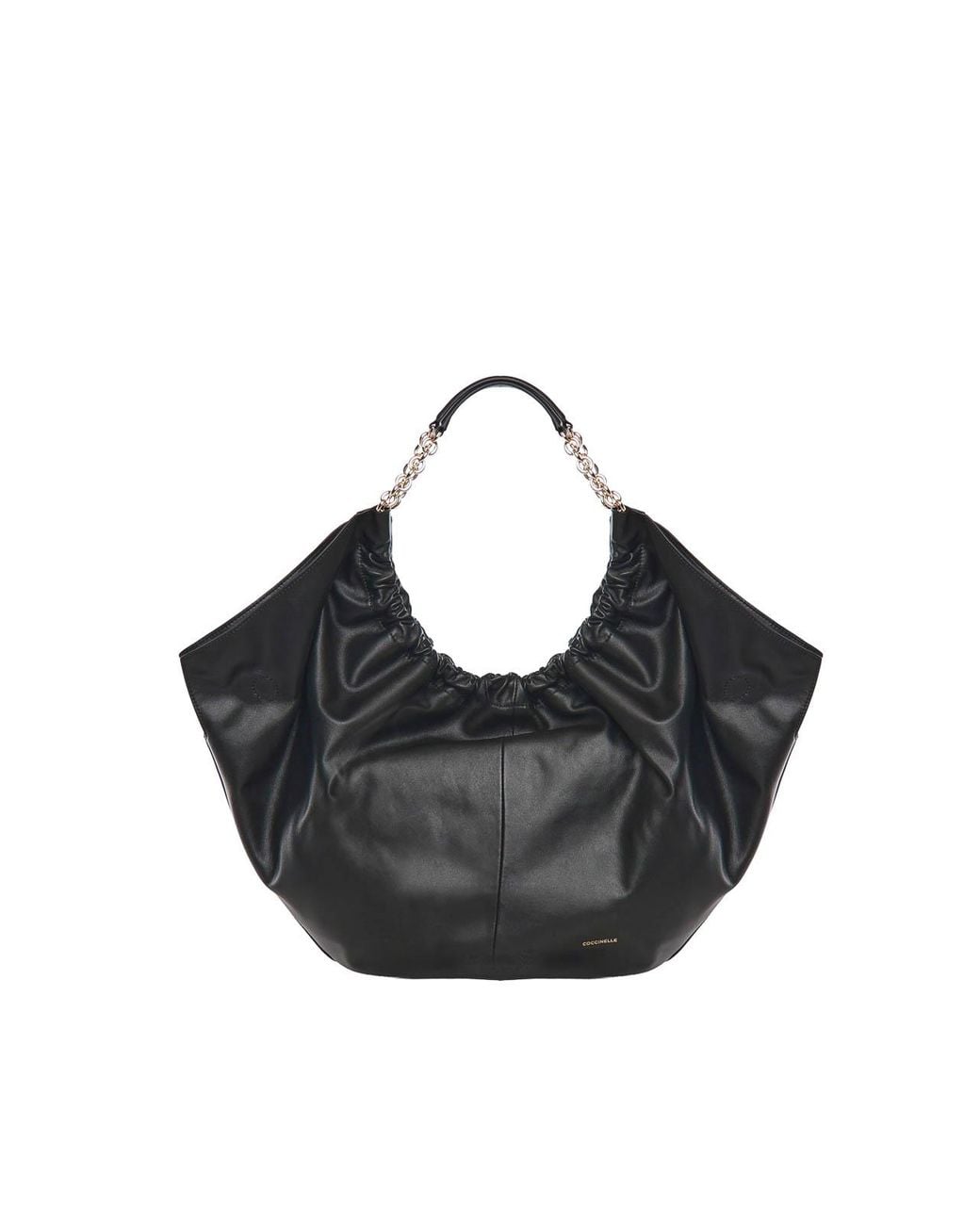 Coccinelle Black Smash Large Leather Bag
