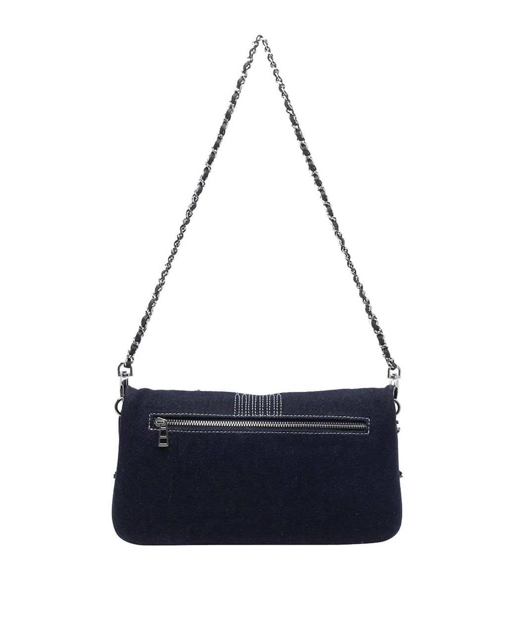 Zadig & Voltaire Blue Silent Rock Crossbody Bag