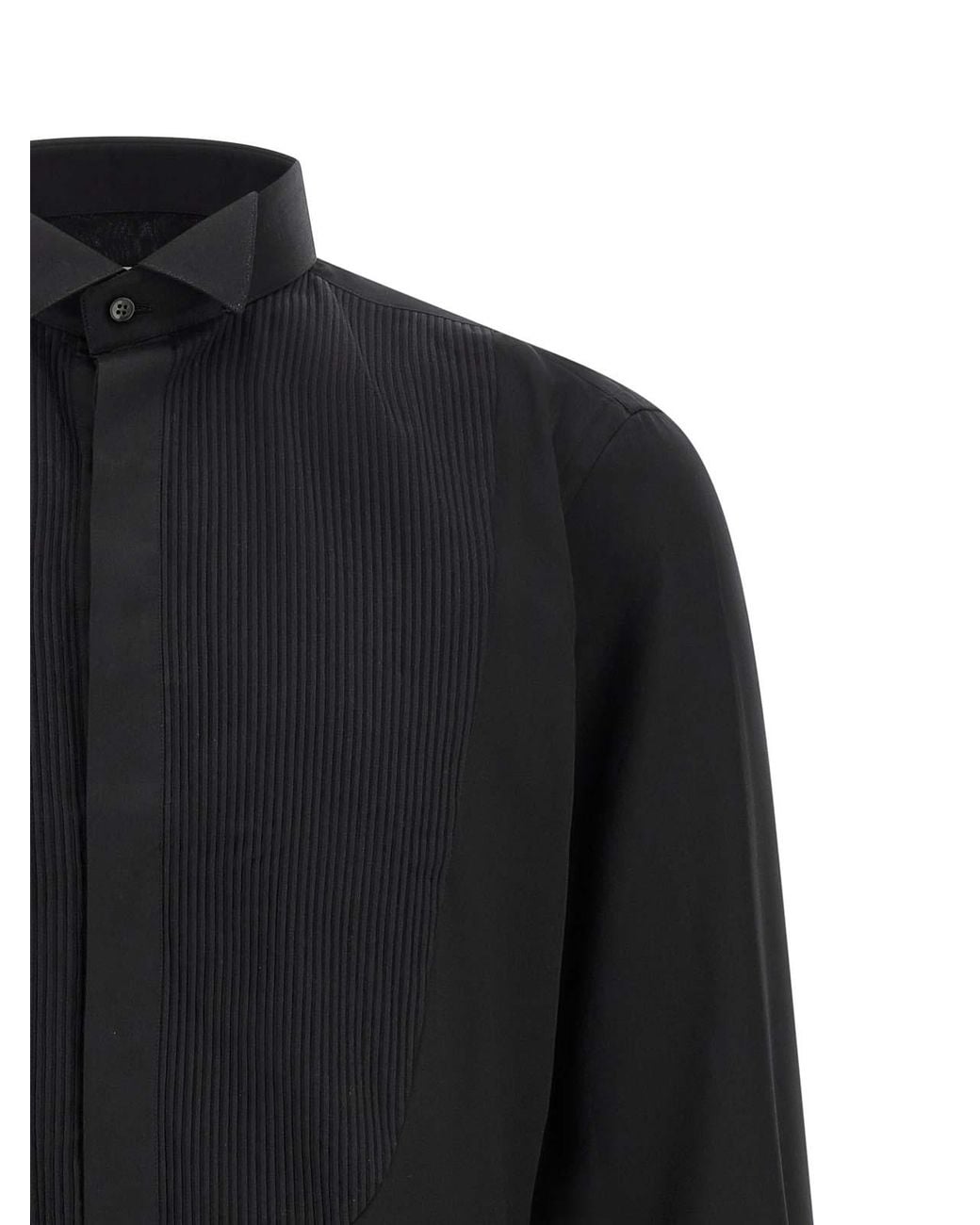Pal Zileri Black Tuxedo Shirt for men
