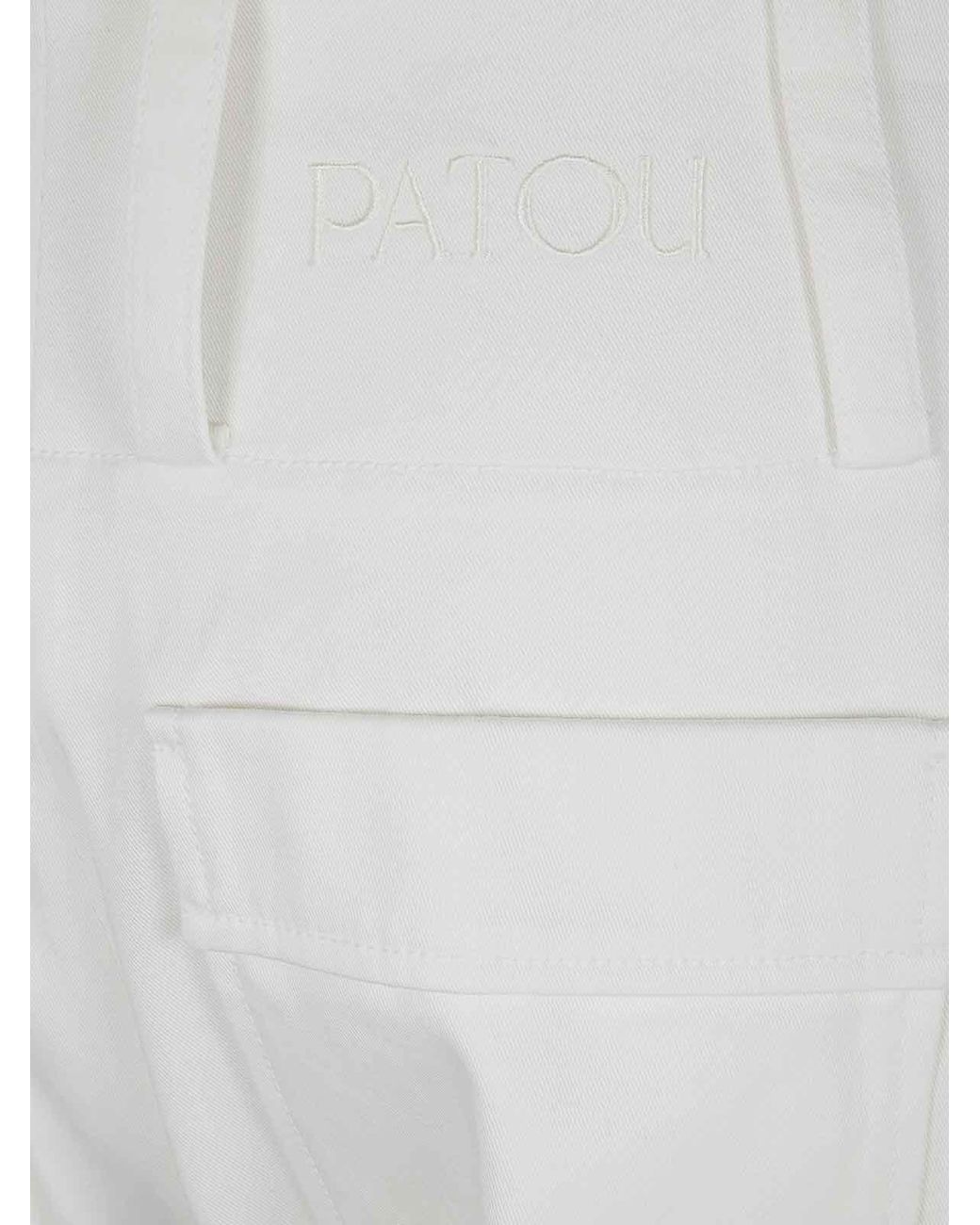 Patou Gray Large Belt Trousers