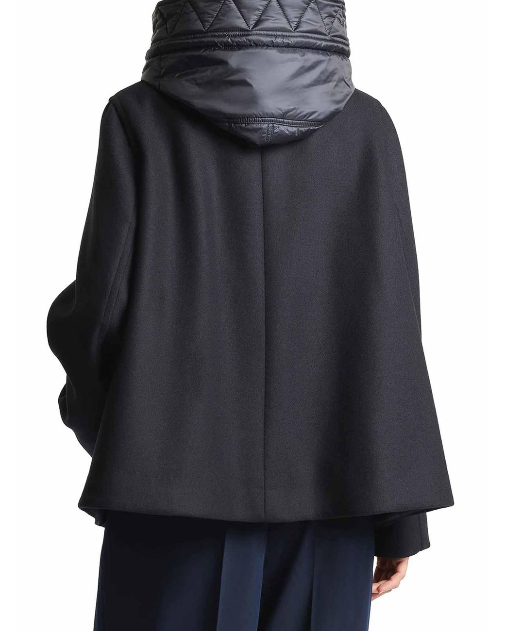 Fay Blue Toggle Coat Cape