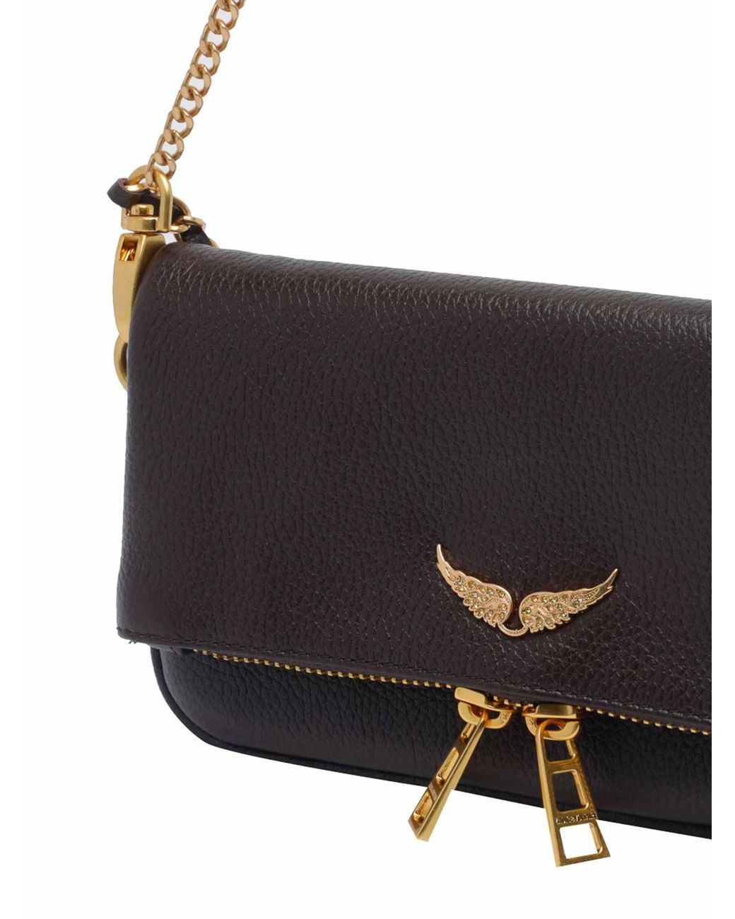Zadig & Voltaire White Mini Rock Crossbody Bag