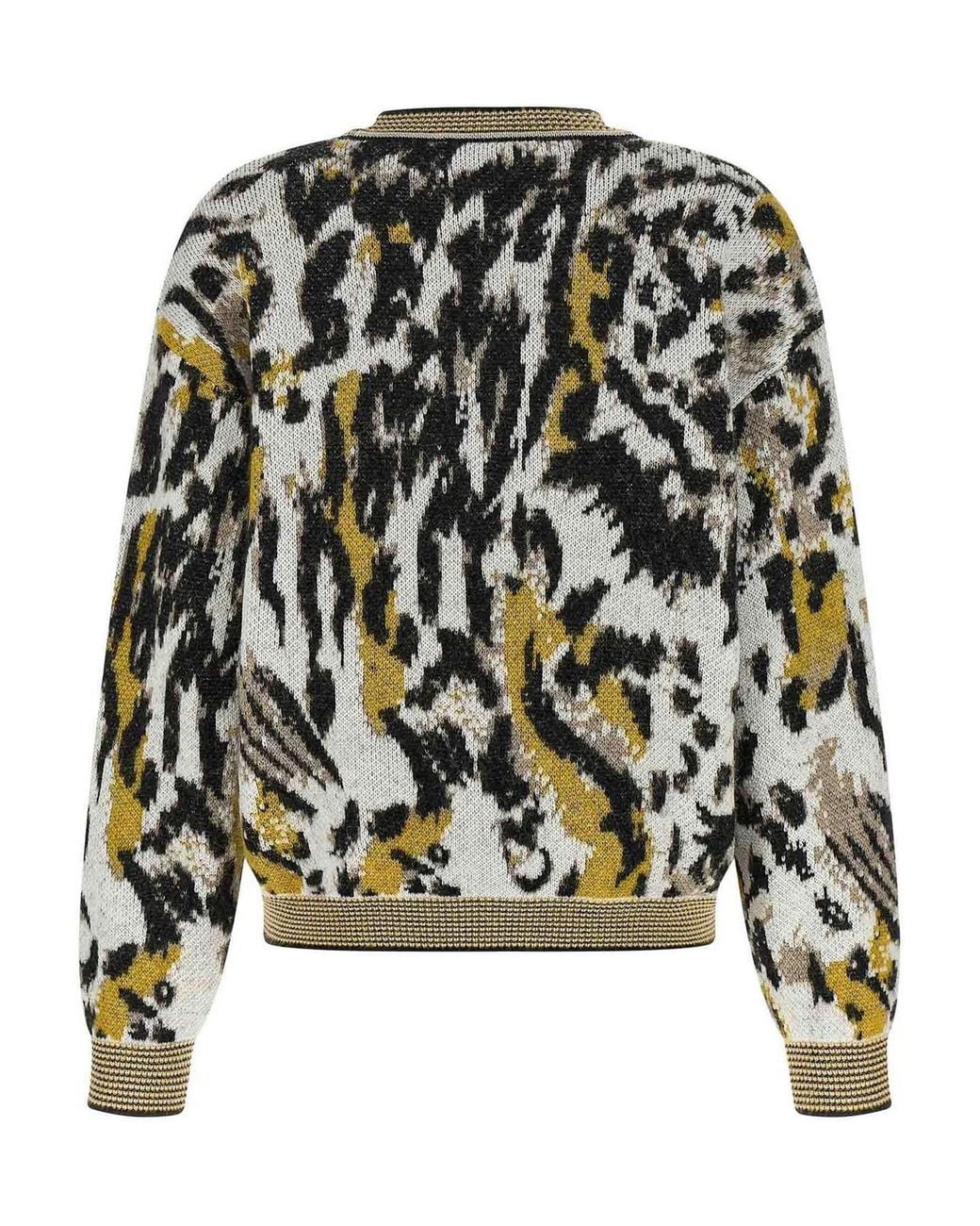Missoni Black Animalier Motif Sweater