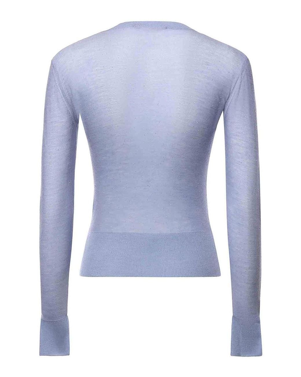 Genny Blue Wool Sweater