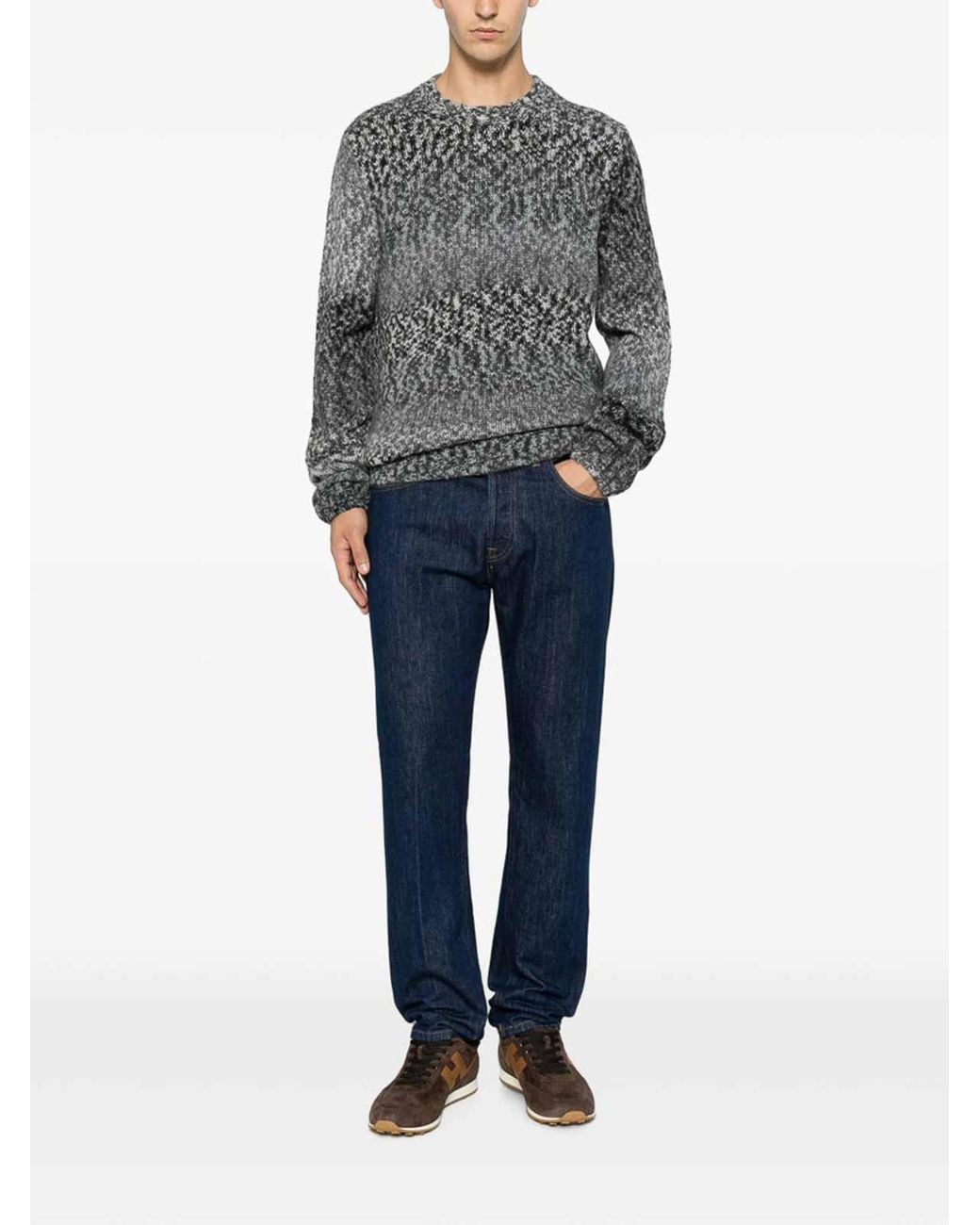 Dondup Gray Sweater for men