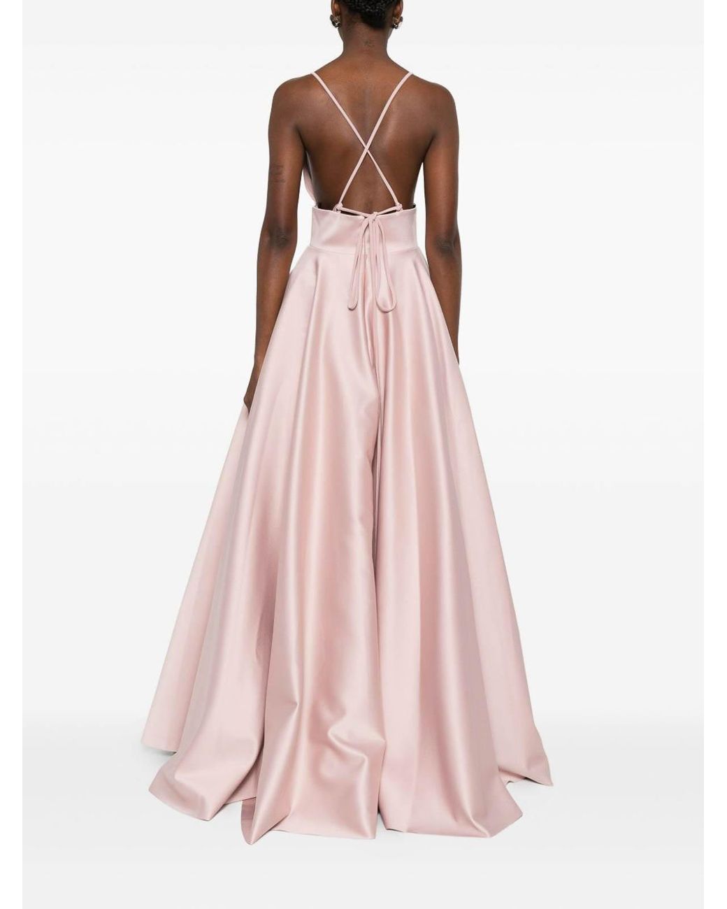 Solace London Pink Avallon Maxi Dress