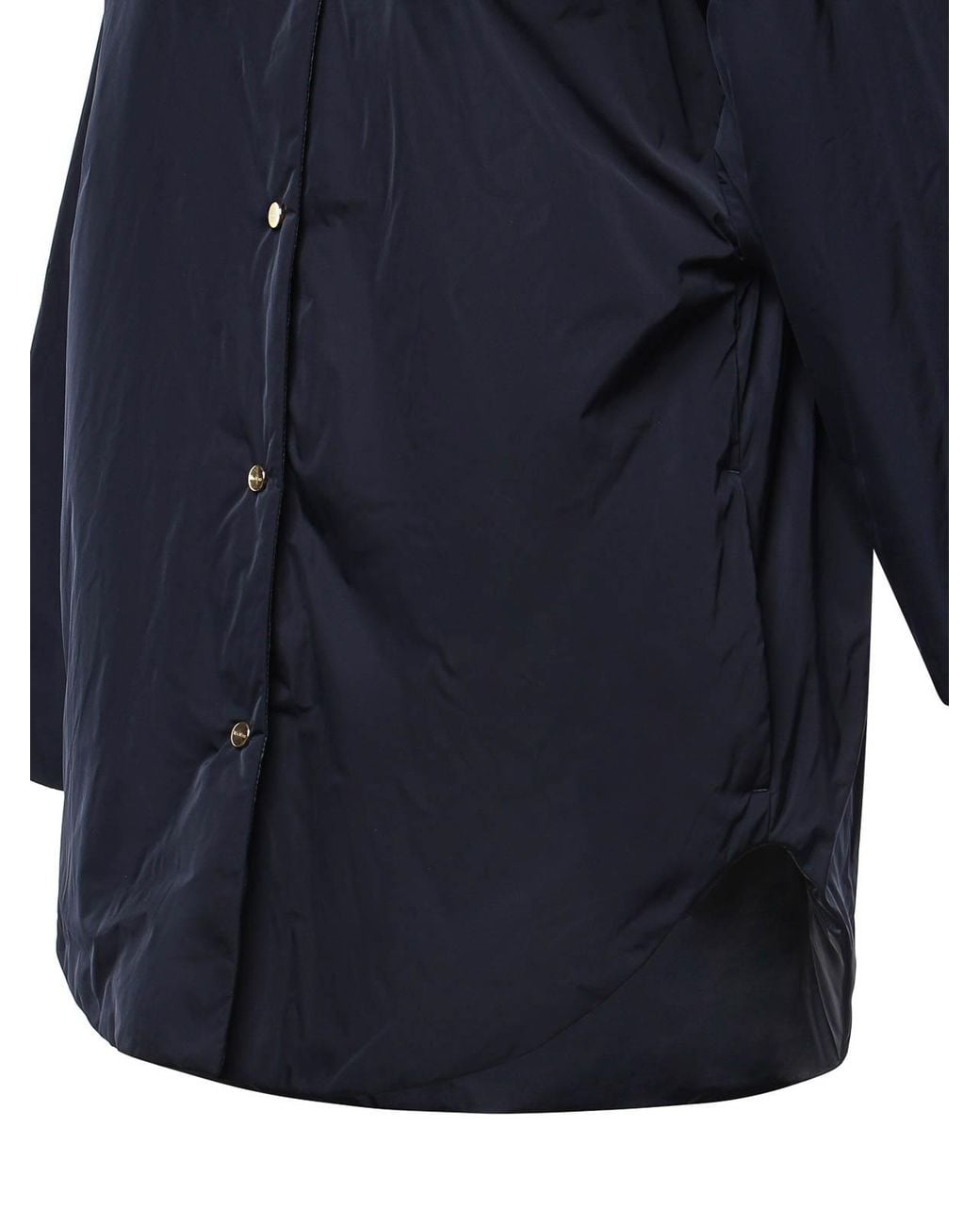 Max Mara Blue Reversible Padded Jacket