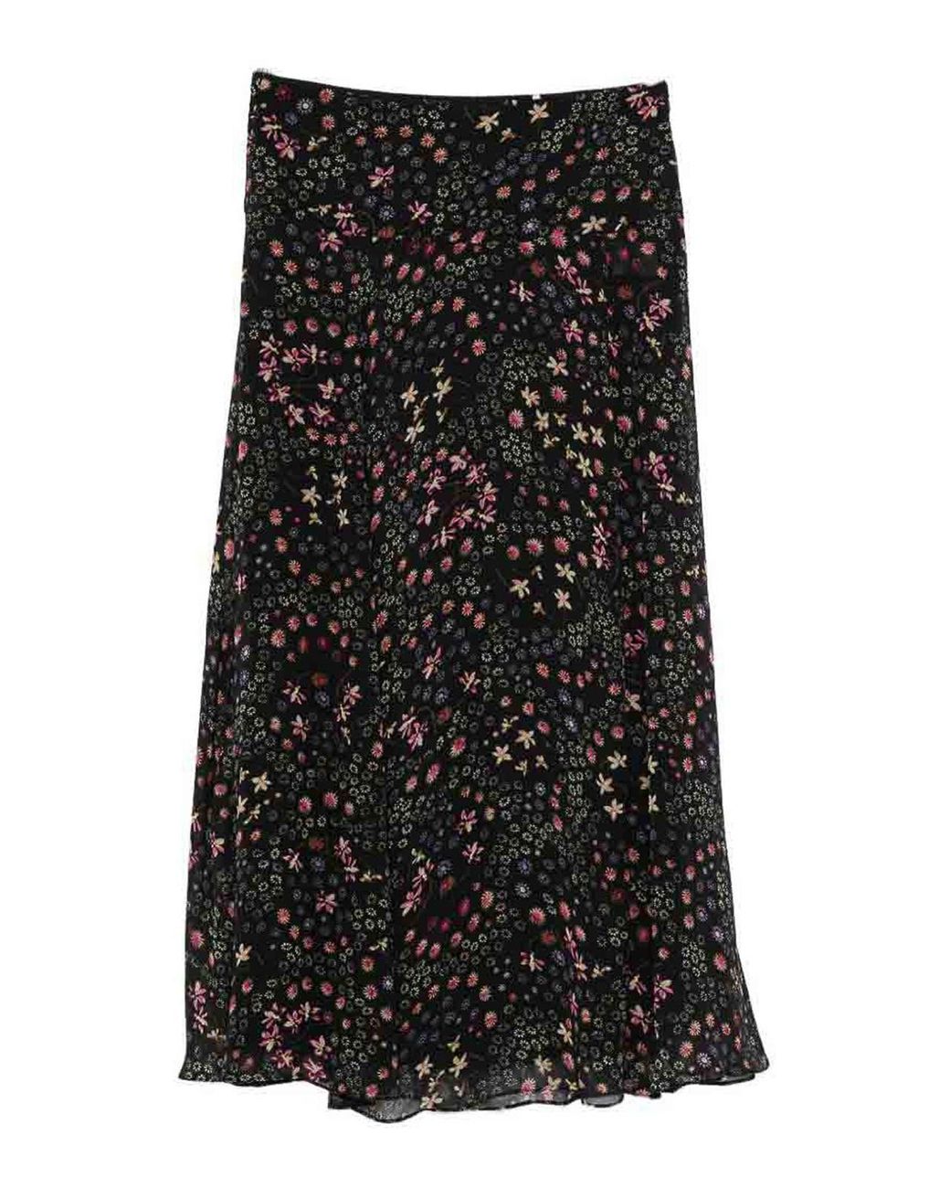 Gonna Lunga Nera di Isabel Marant in Black