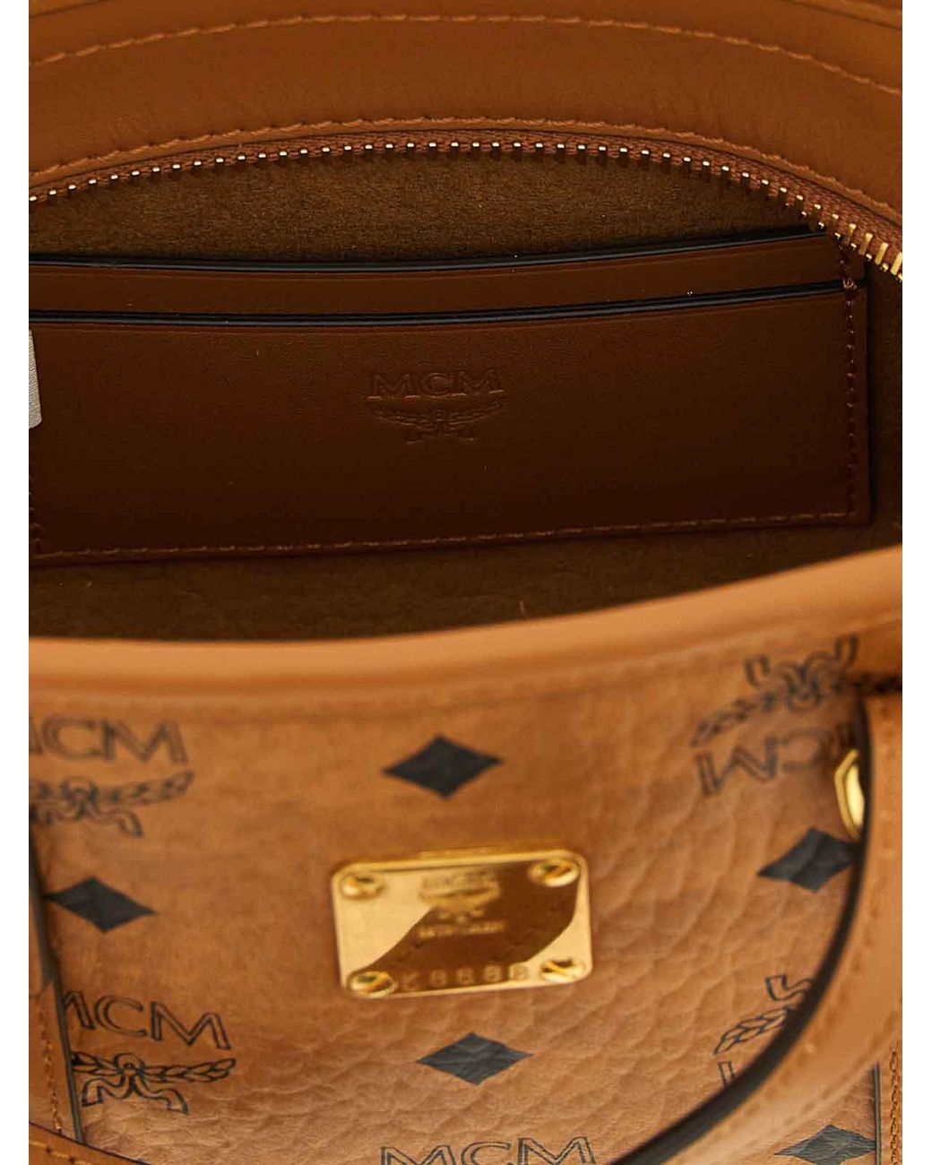 MCM Brown X-Mini Shopping Bag