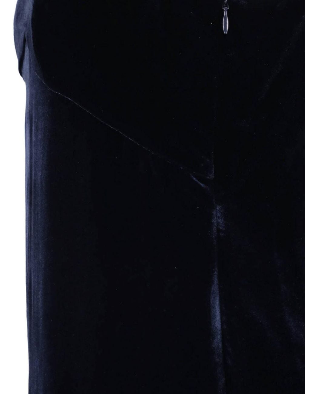 Aspesi Black Velvet Midi Dress