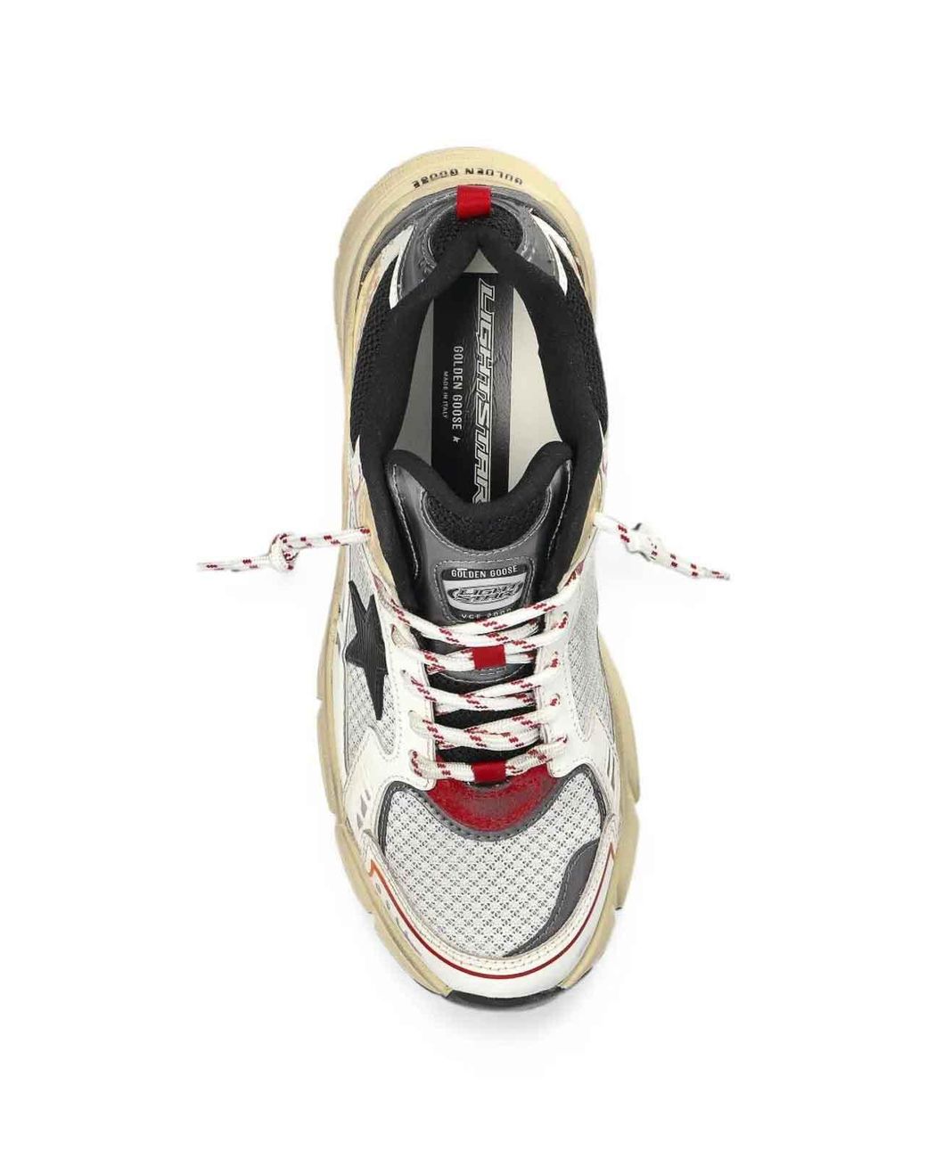Golden Goose Deluxe Brand White 'Lightstar' Sports Shoes