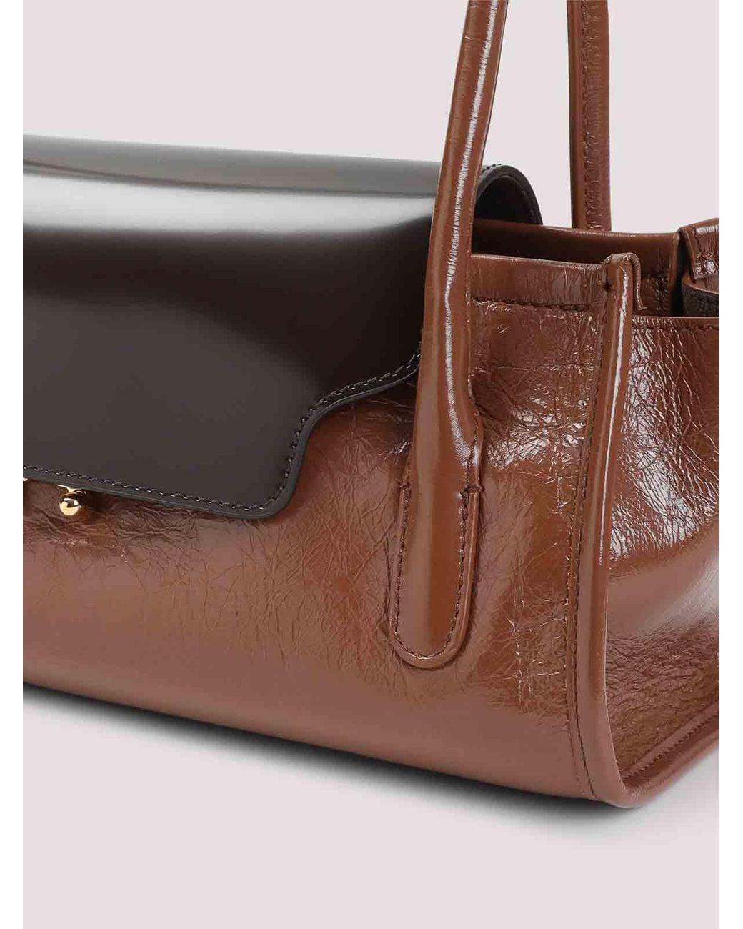 Bolsa De Hombro Marni de color Brown