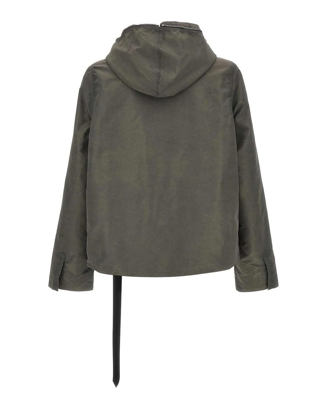 Rick Owens Green Gimp Zipfront Jacket for men
