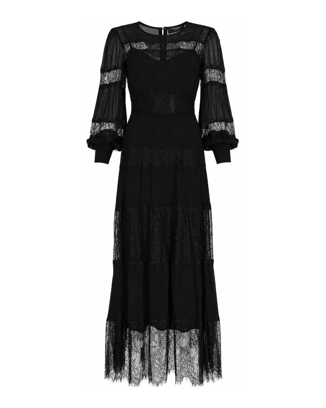Twinset Black Long Dress