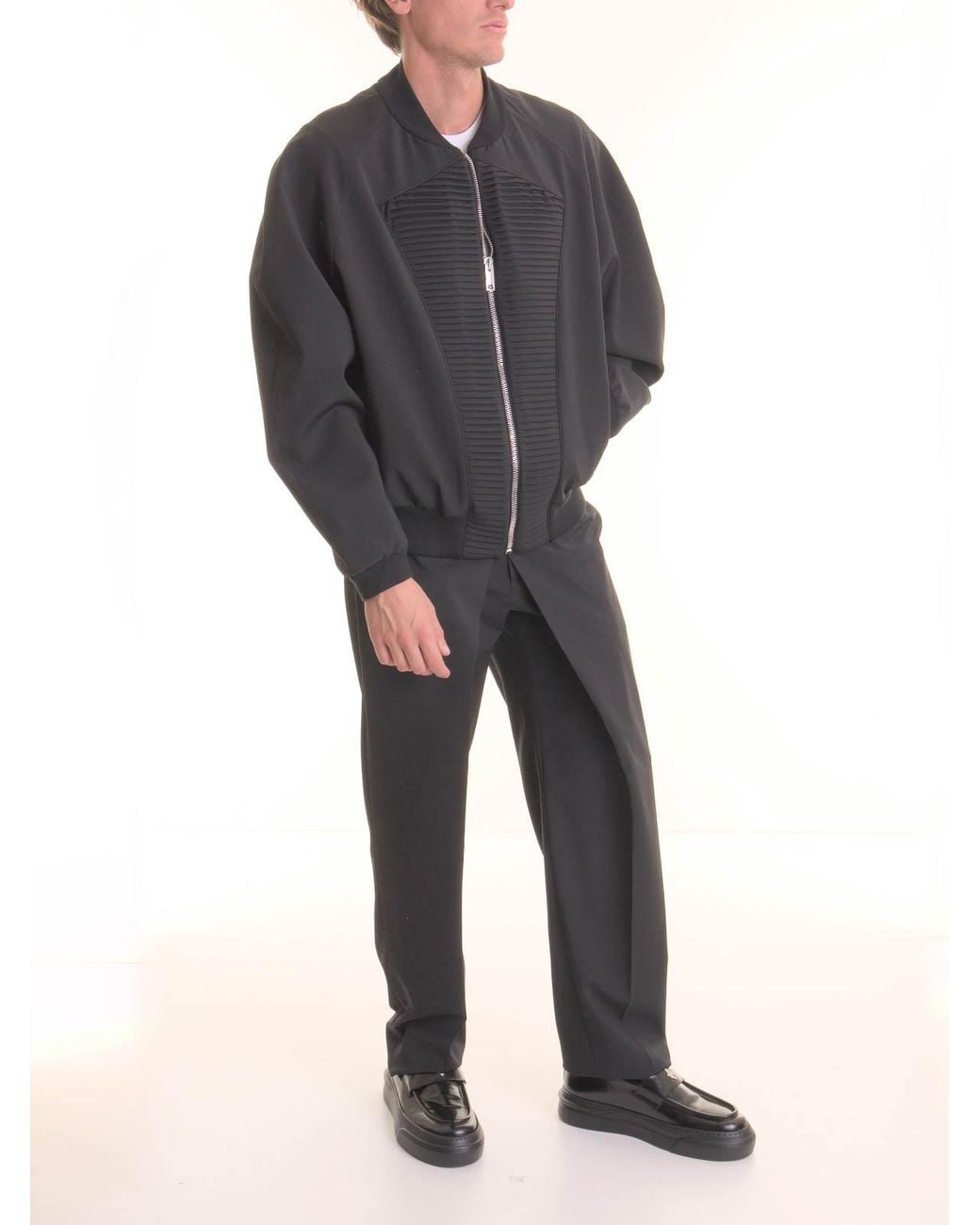 Les Hommes Black Jacket for men