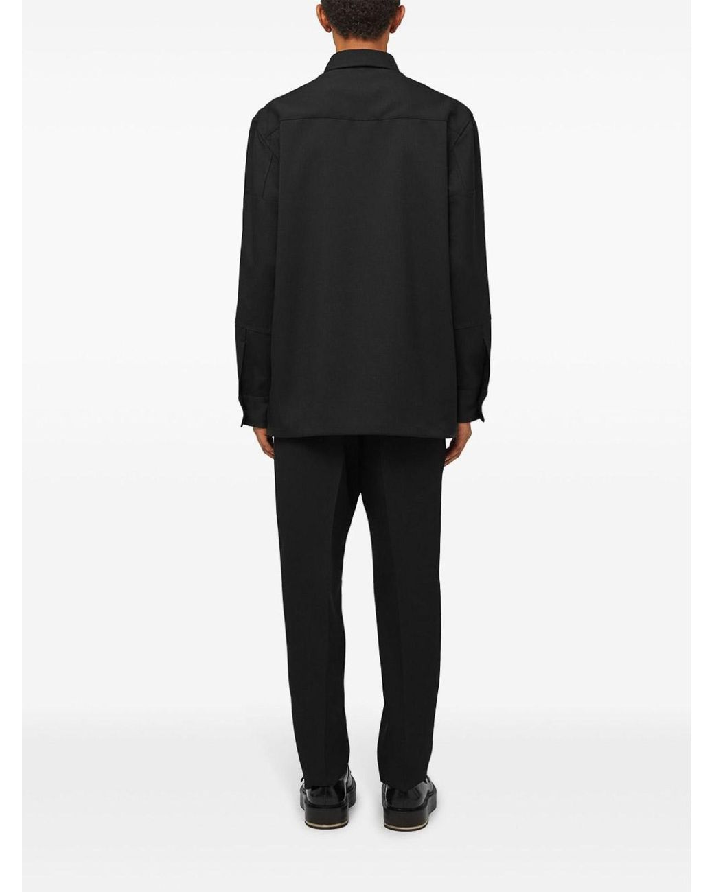 Jil Sander Black Tailored Pants for men