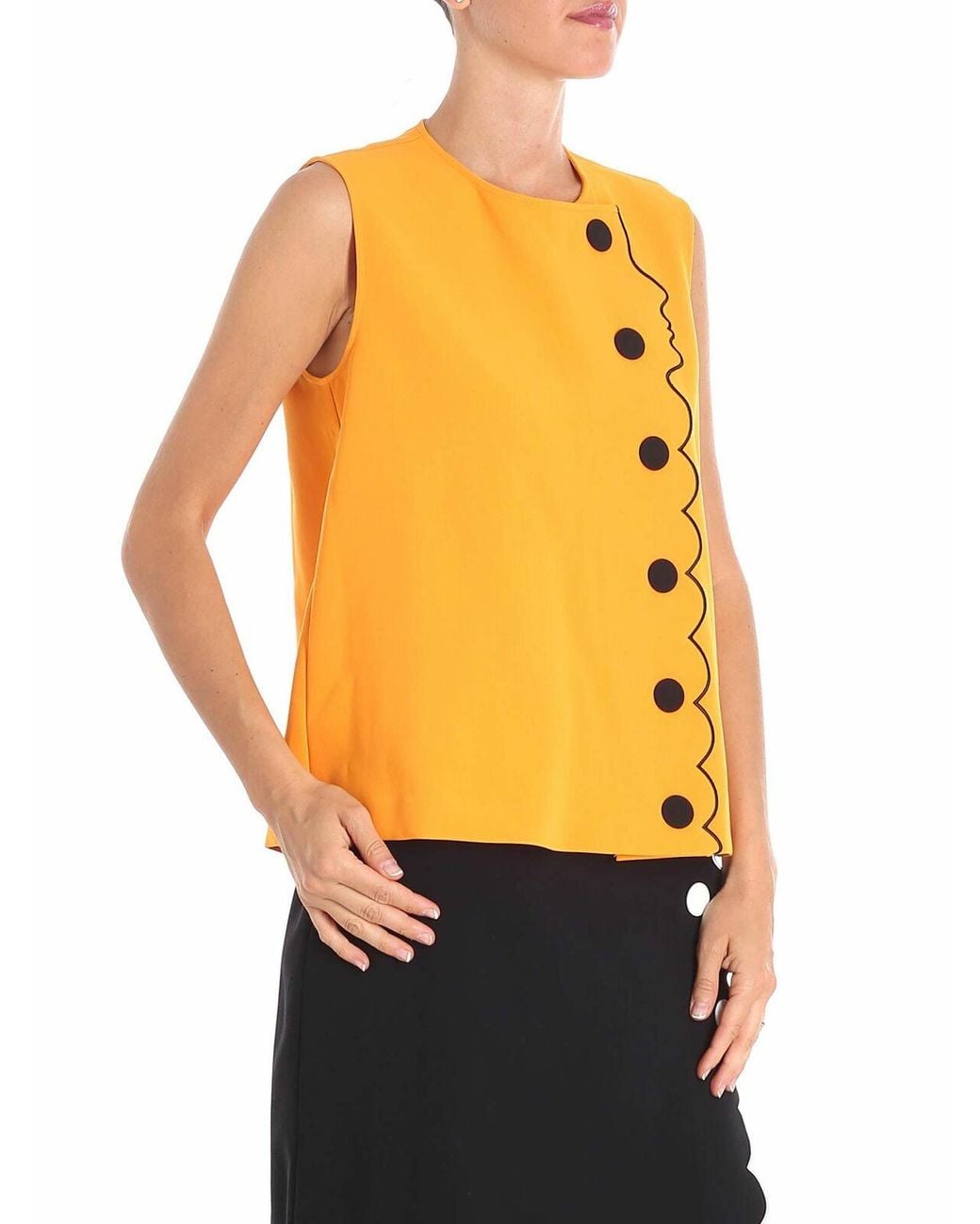 Top Vivetta de color Orange