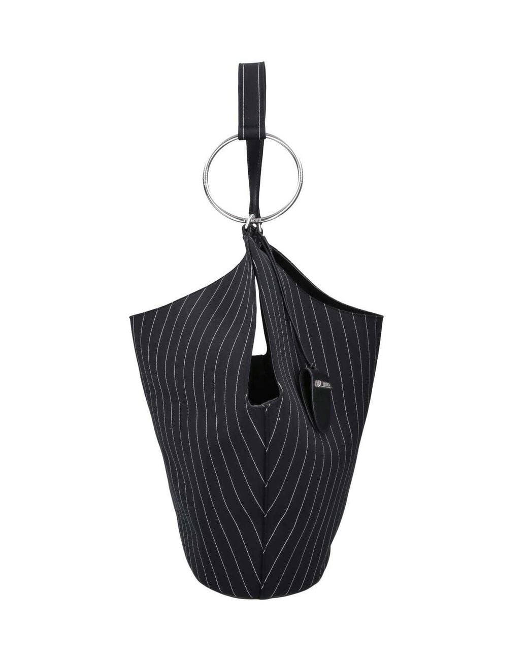 Dondup Black Large Hobo Bag