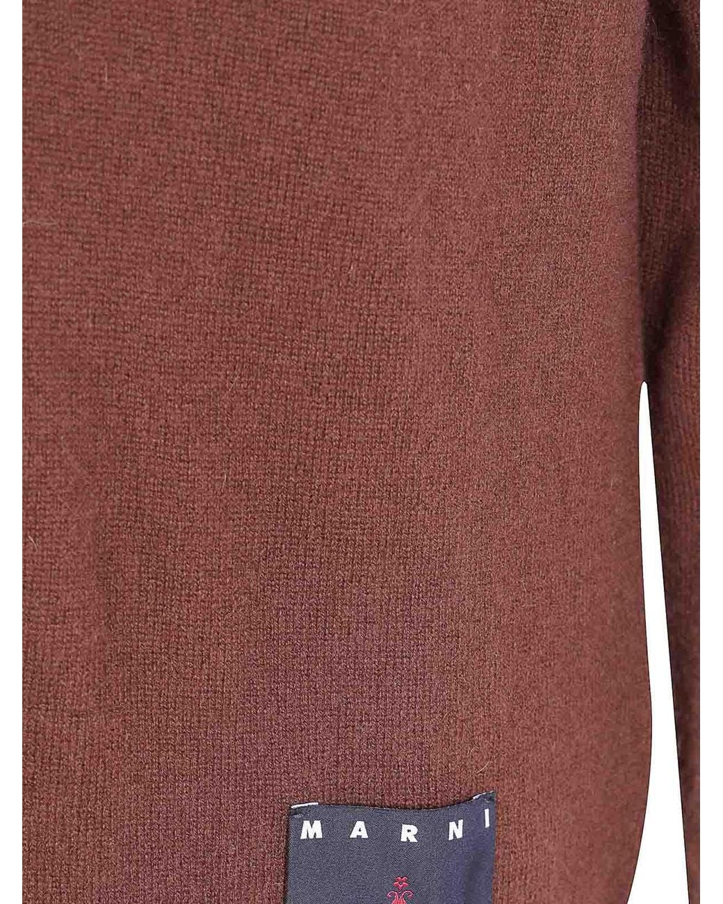 Marni Brown Polo Neck for men
