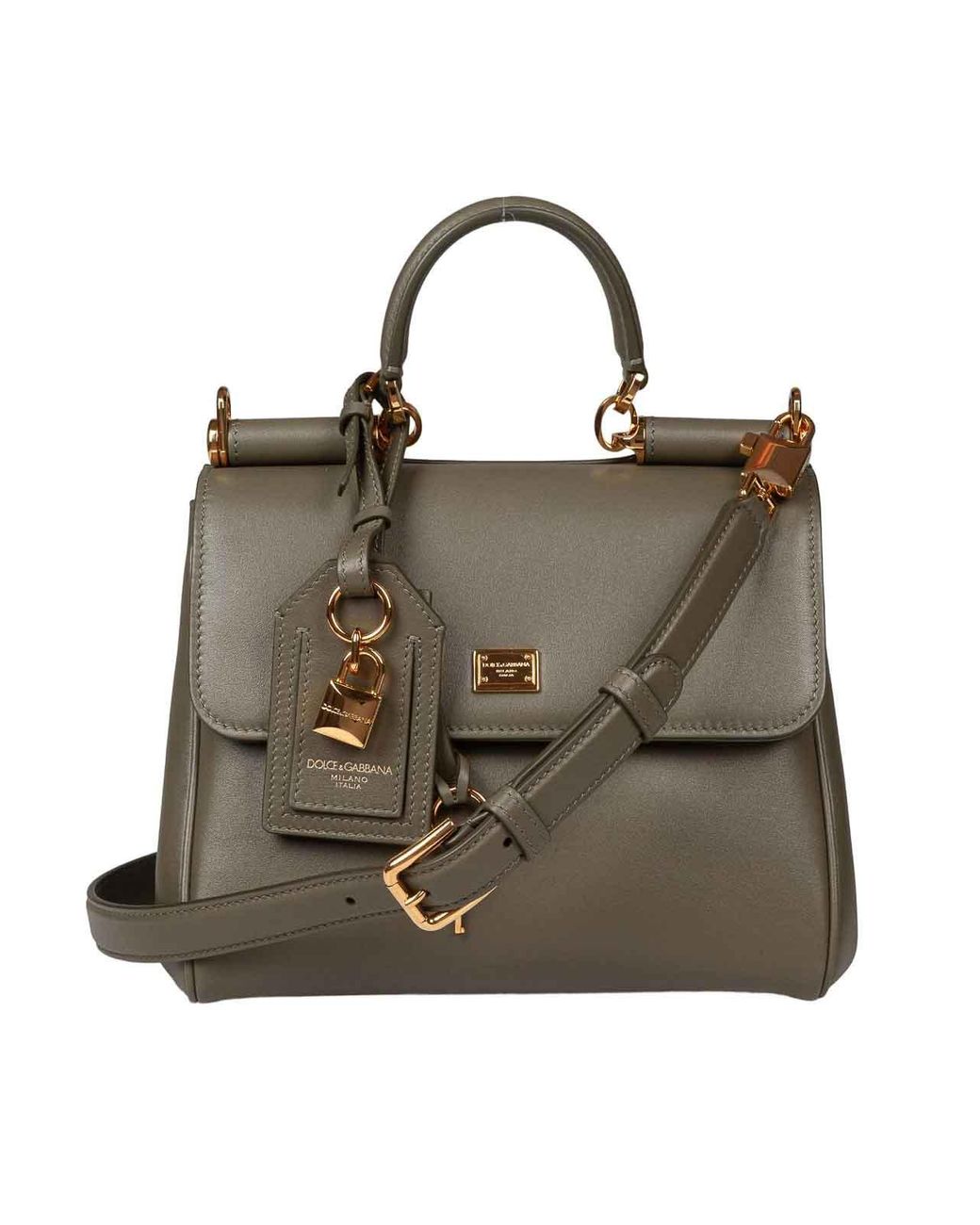 Dolce & Gabbana Metallic Dolce E Gabbana My Sicily Handbag