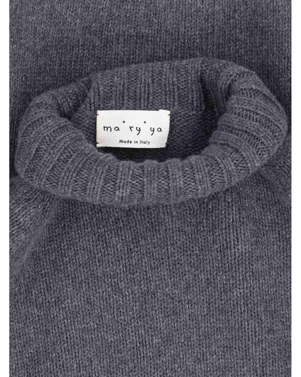 Suéter Cuello Redondo Ma'ry'ya de color Gray