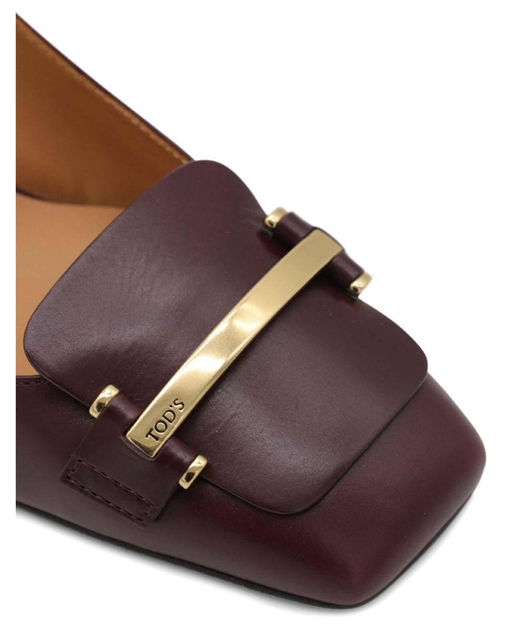 Tod's Brown Leather Pumps