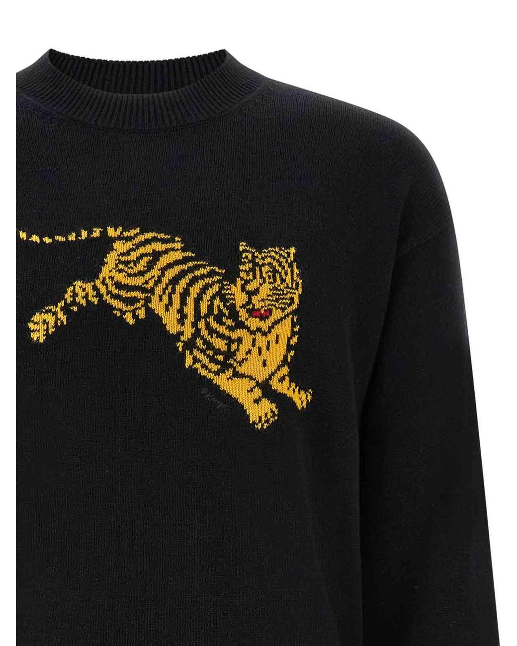 KENZO Rundhalspullover in Black für Herren