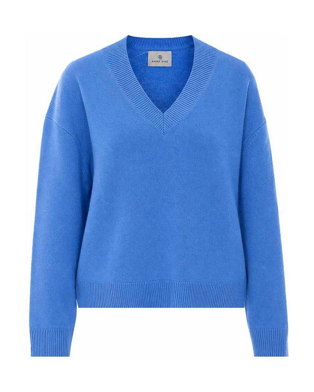 Anine Bing Blue Lee Sweater