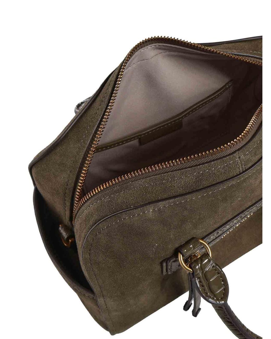MICHAEL Michael Kors Brown Jet Set Travel Suede Crossbody Bag