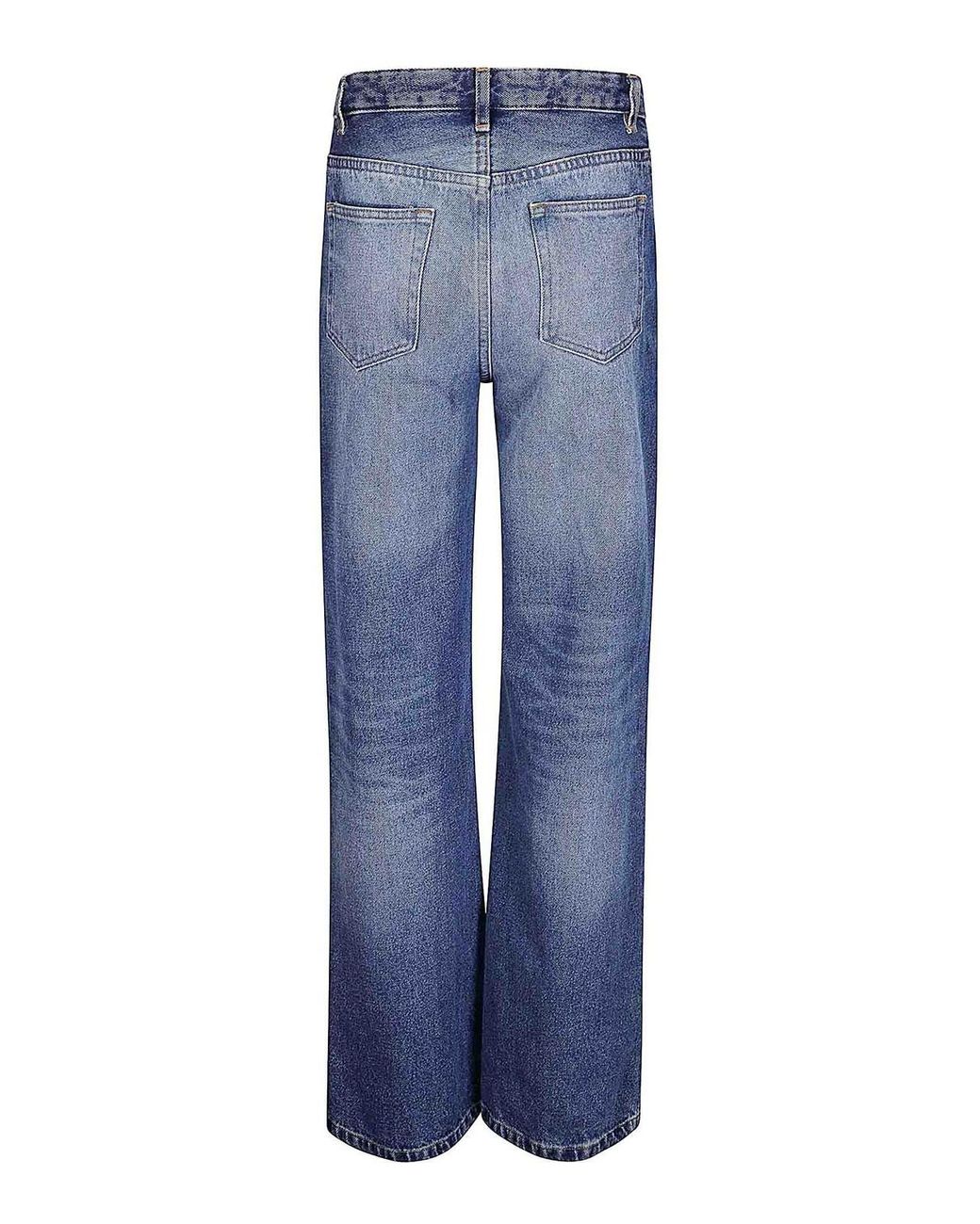 Jean Droit A.P.C. en coloris Blue