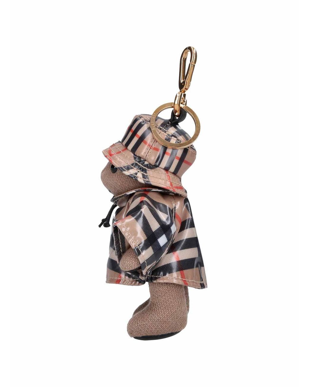 Burberry Natural Teddy Bear Keychain Charm