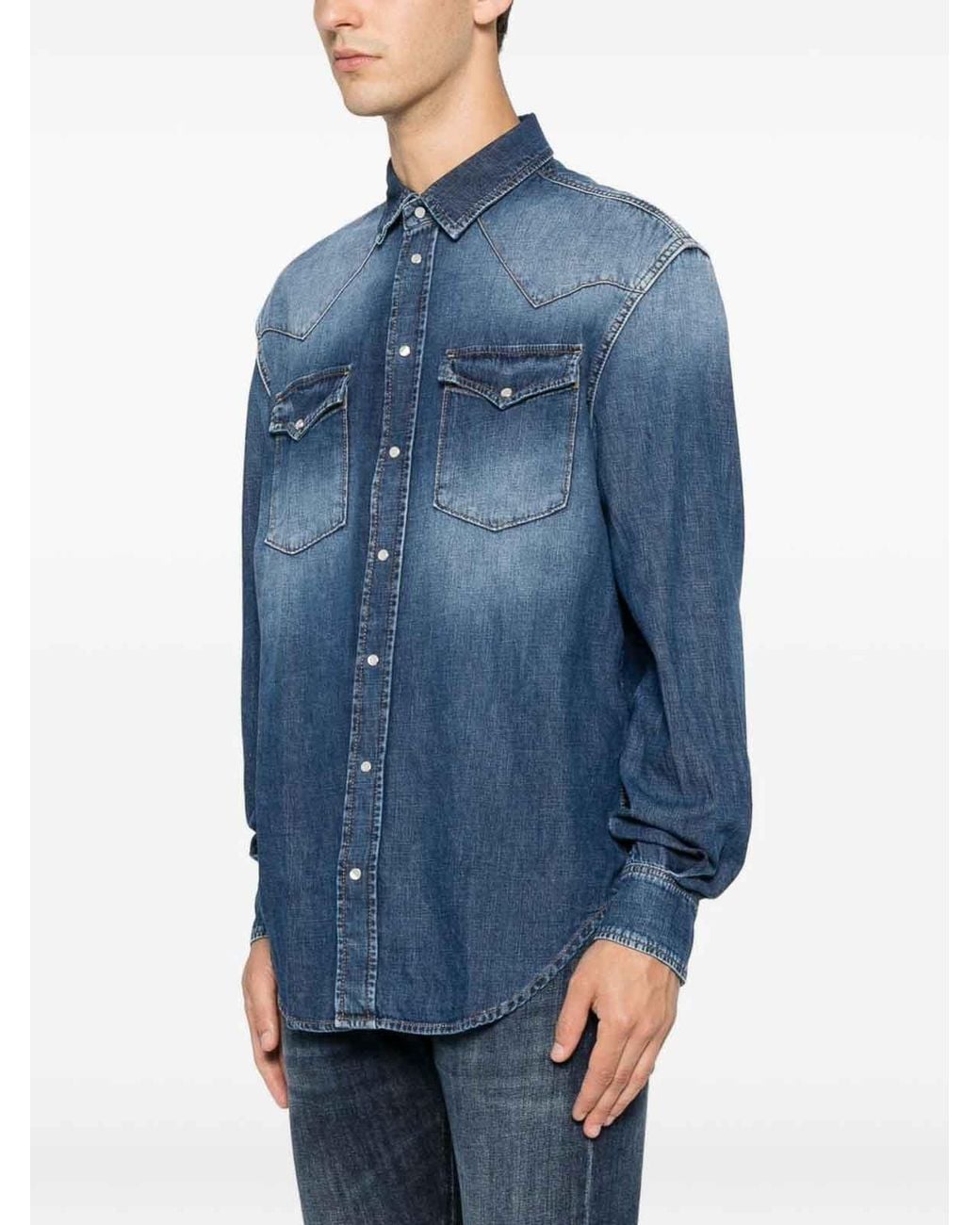 Dondup Hemd in Blue für Herren