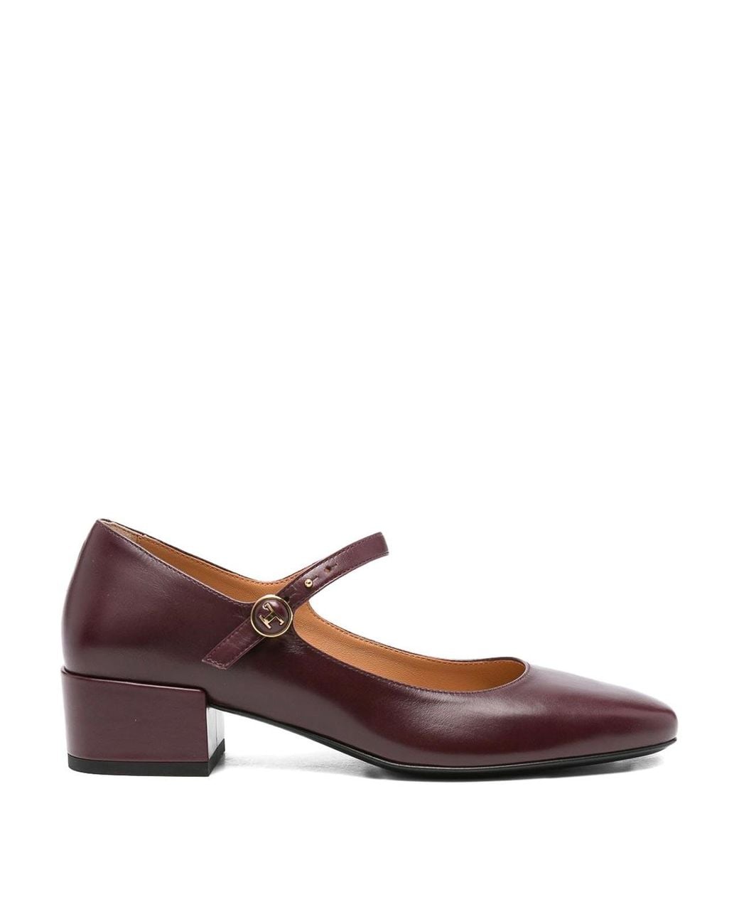 Tod's Brown Mary Jane Leather Pumps