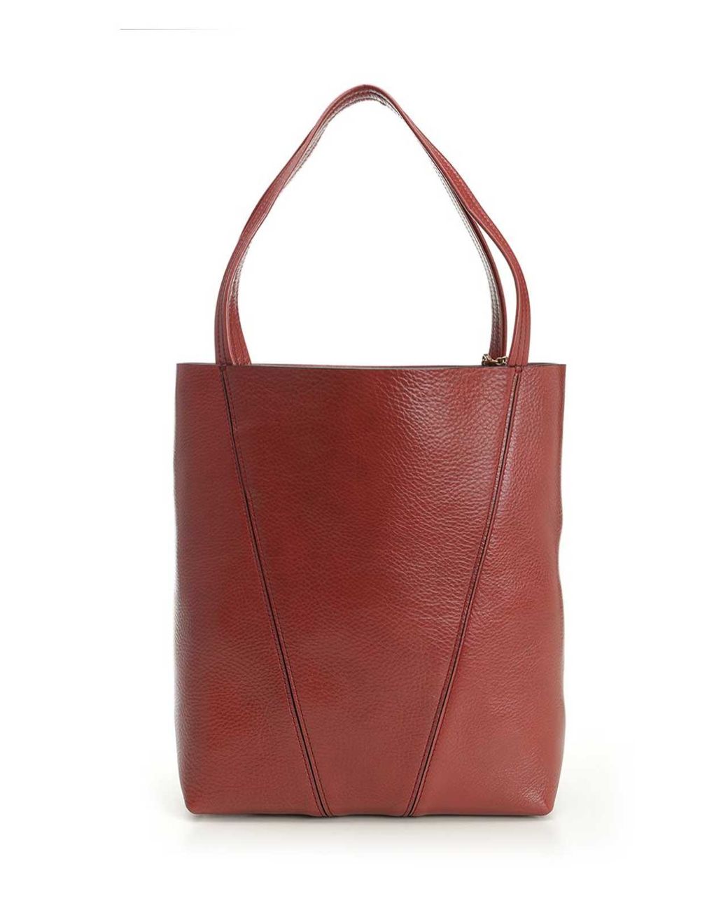 Chloé Red Chlo Spin Tote Bag