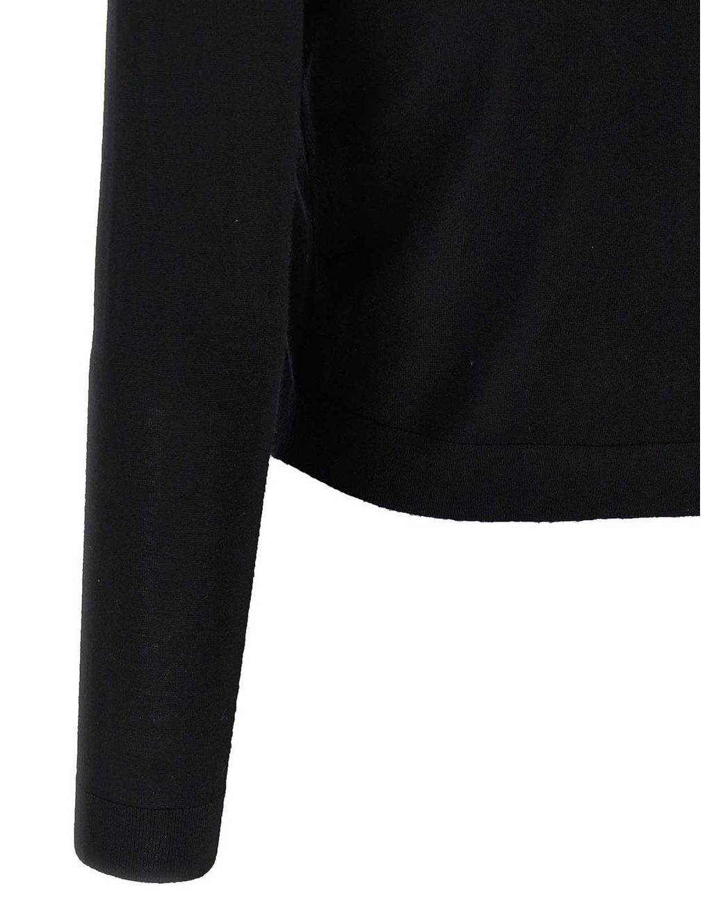 Theory Black Button-Up Cardigan