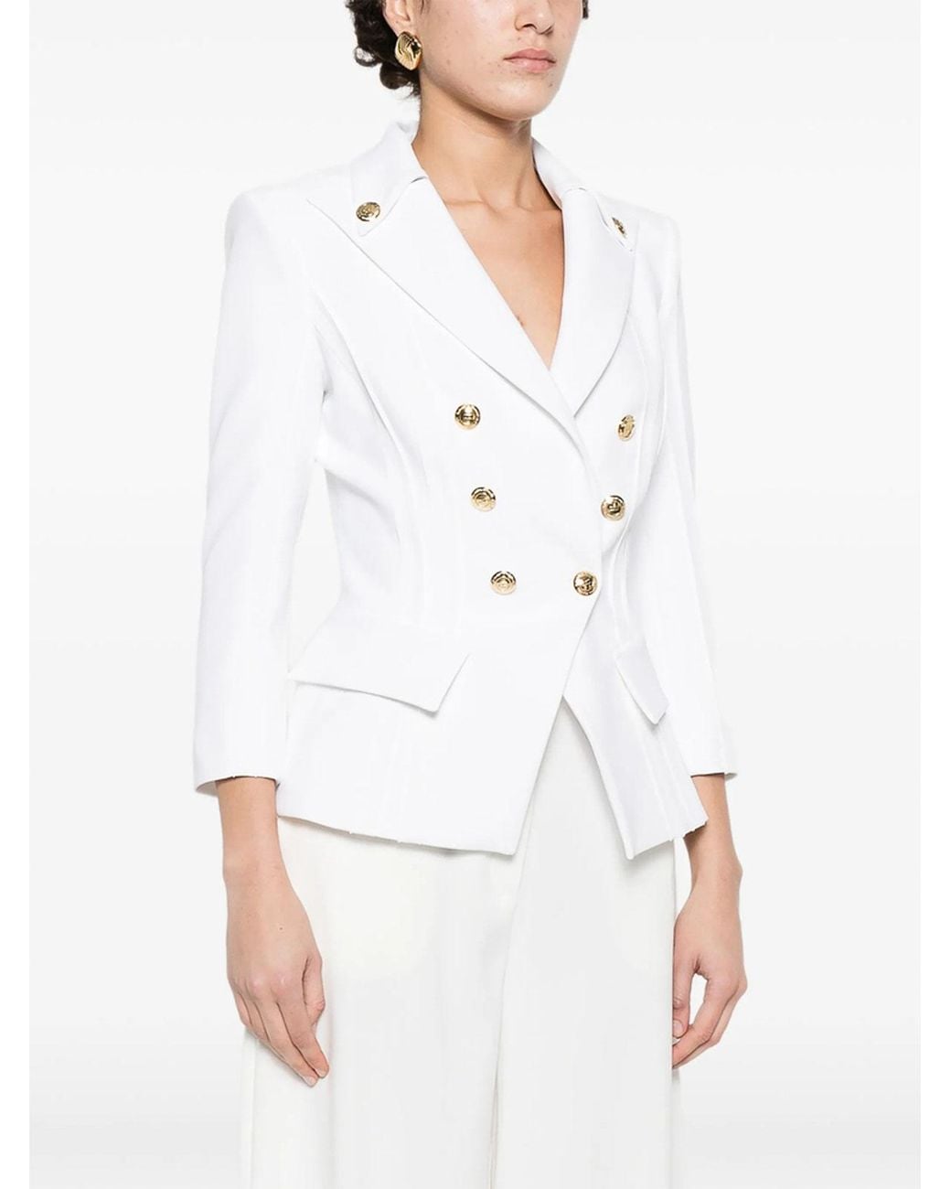 Elisabetta Franchi White Jacket