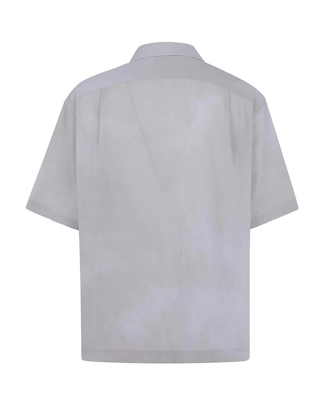 Ziggy Chen Gray Large Pocket Short Sleeves Shirt for men