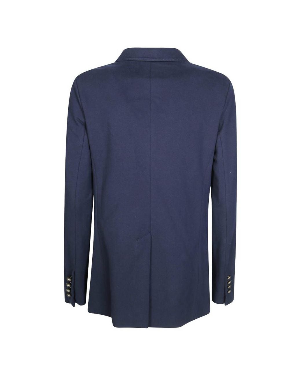 Circolo 1901 Blue Cotton Double-Breasted Jacket