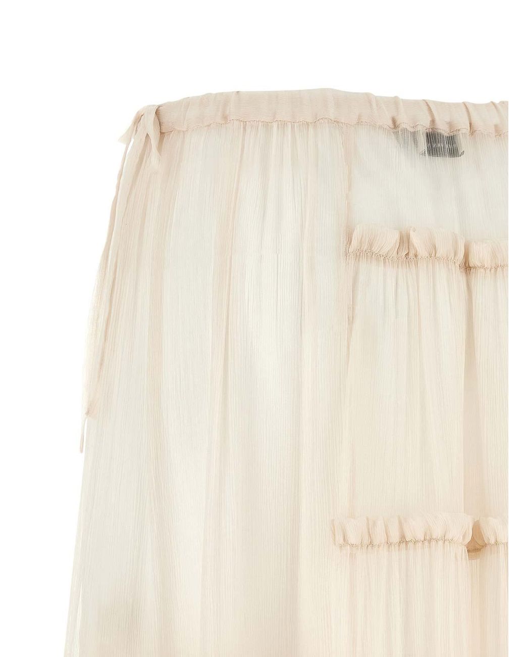 Dries Van Noten Natural Sunia Bis' Skirt