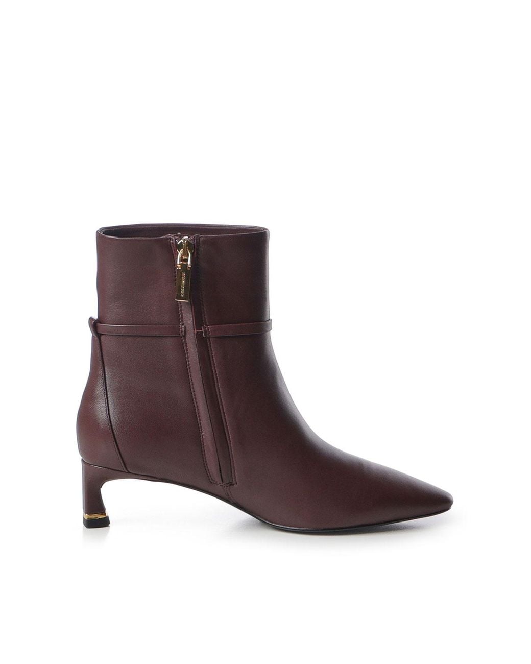 Coccinelle Brown C-Look Leather Ankle Boots