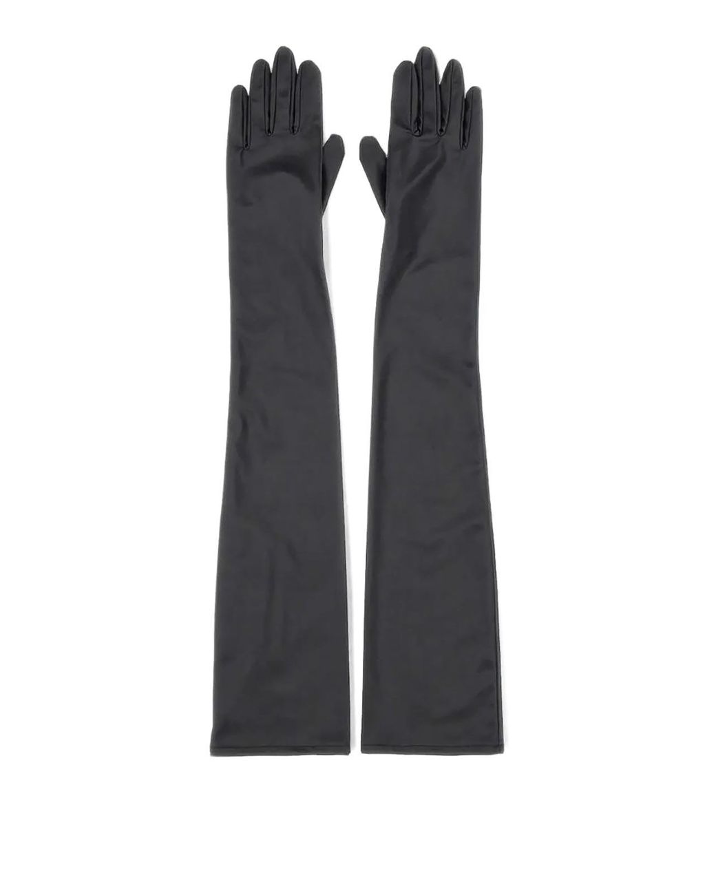 7 For All Mankind Black Opera Gloves