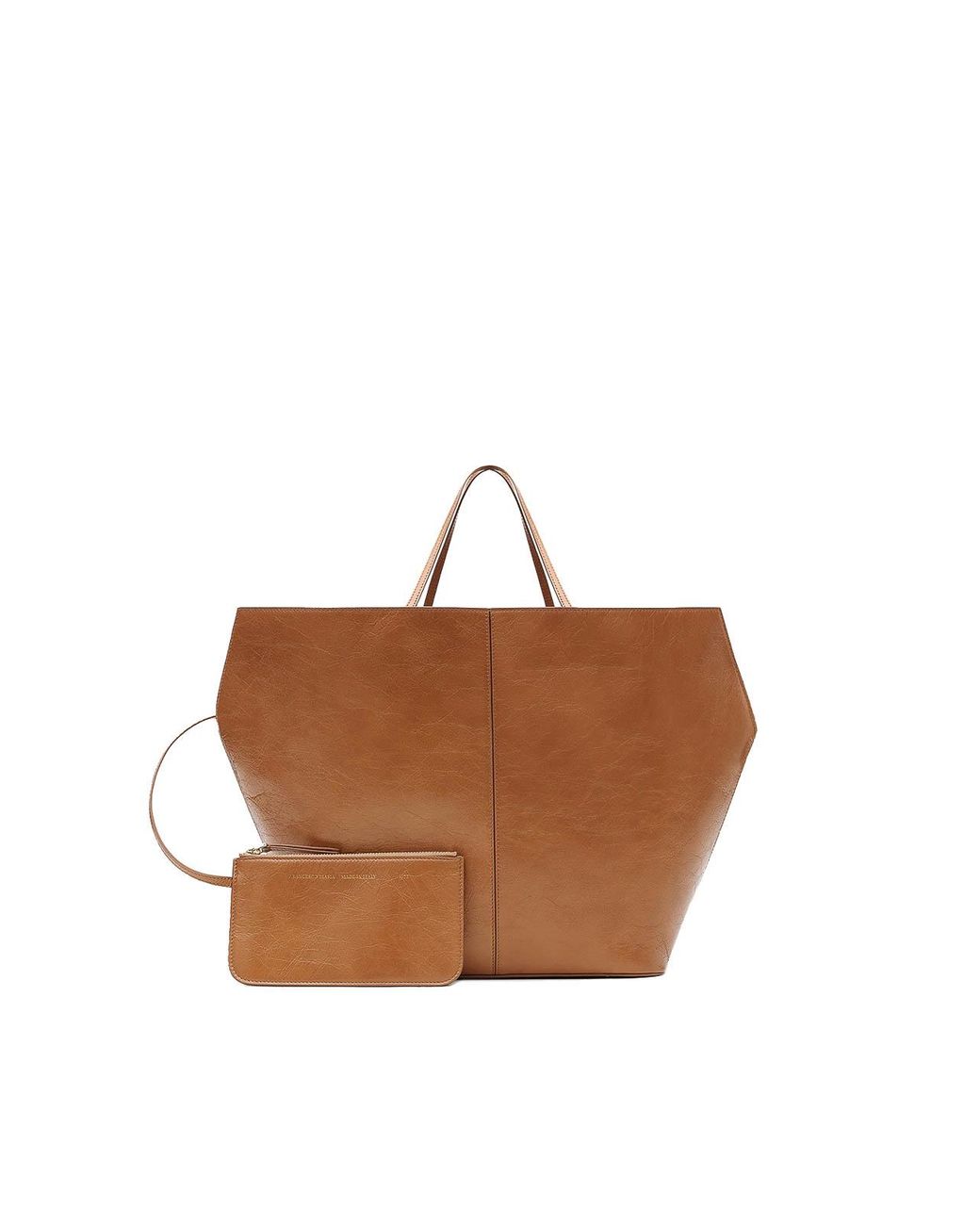Francesco Biasia Brown Winona 4Ever Maxi Leather Bag