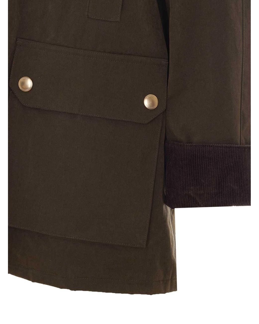DUNST Brown Khaki Waxed Jacket