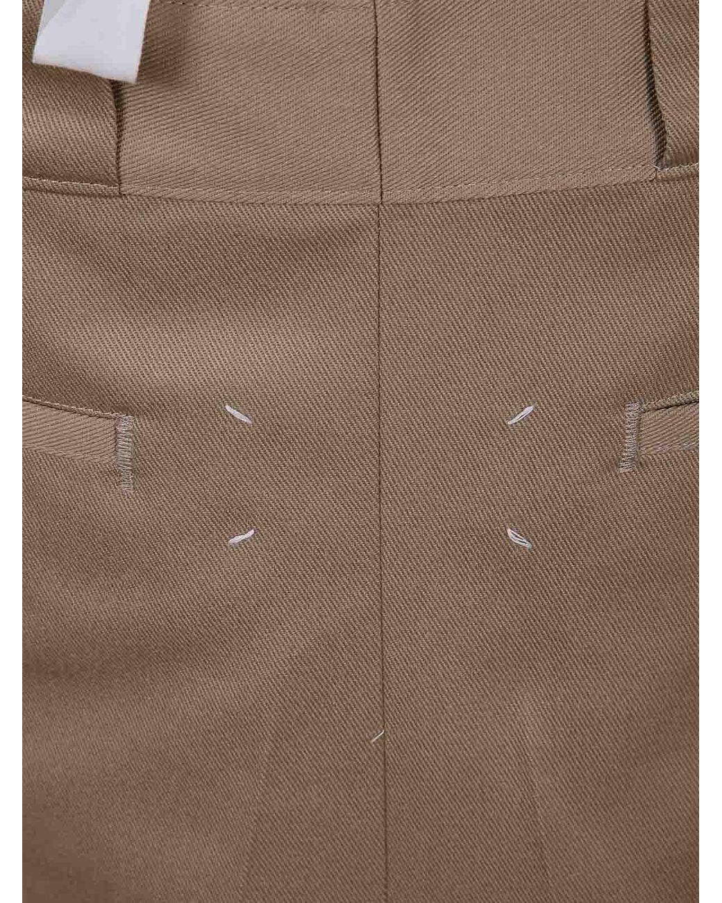 Maison Margiela Brown Long Skirt